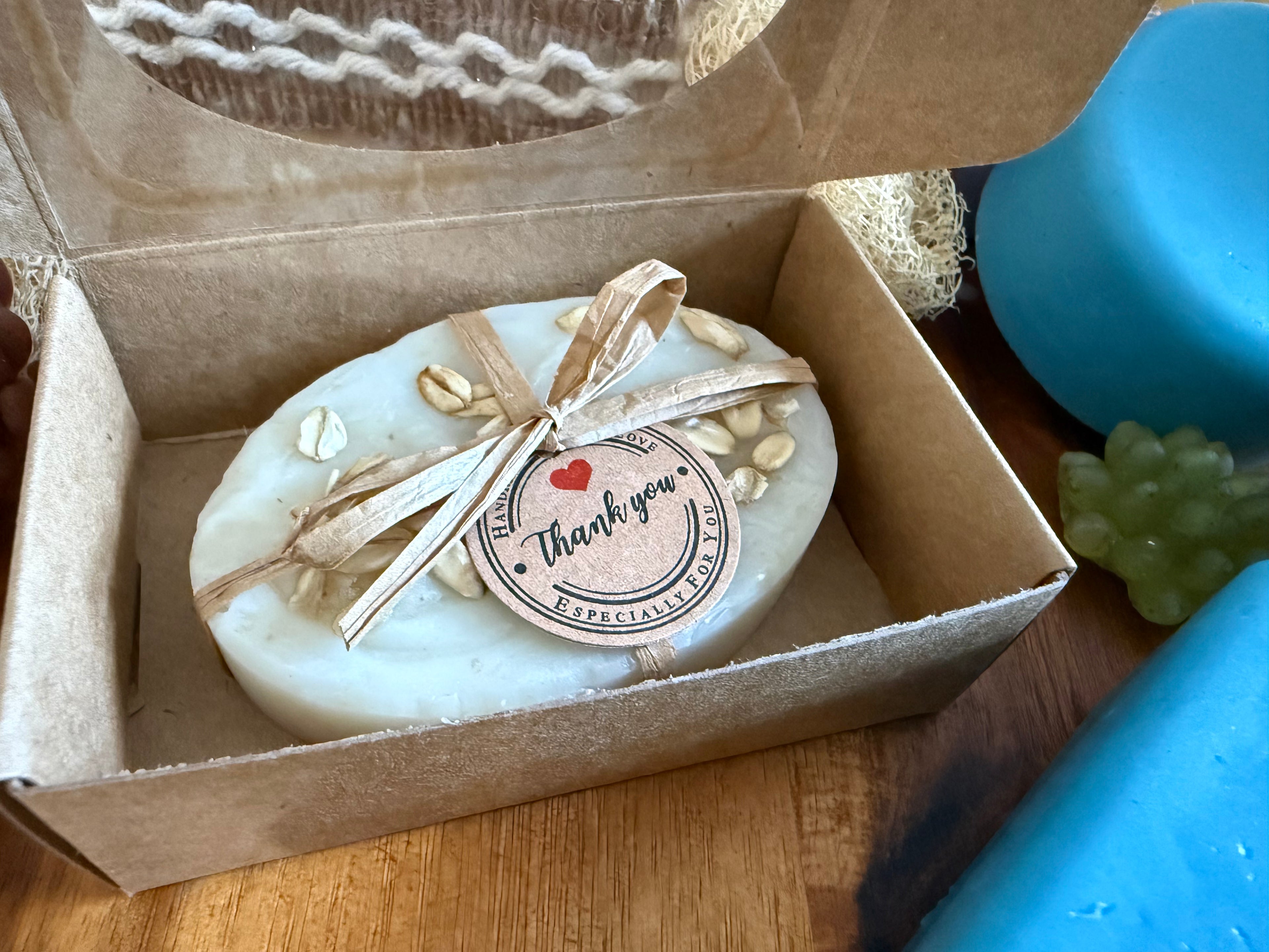 Goat milk and oats bar soap